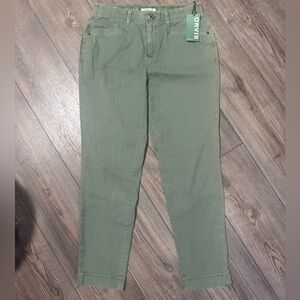 Orvis Women’s Garment Dyed Ankle Chino Pants Olive Green Size 8 NWT